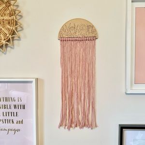 Macrame Floral Wall Hanging